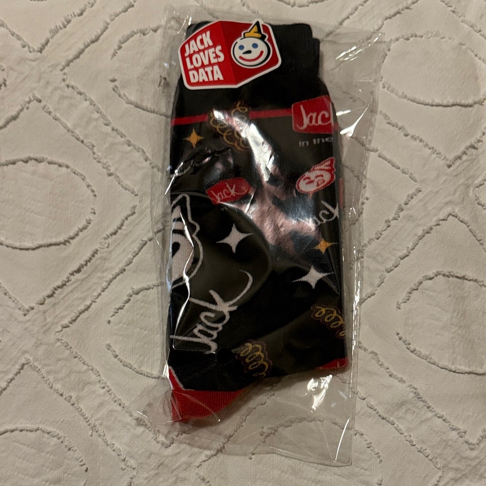 Jack in the Box - Black and Red Dress Socks